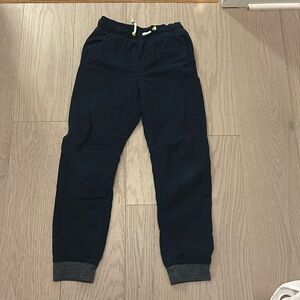 Cat & Jack navy jersey lined joggers